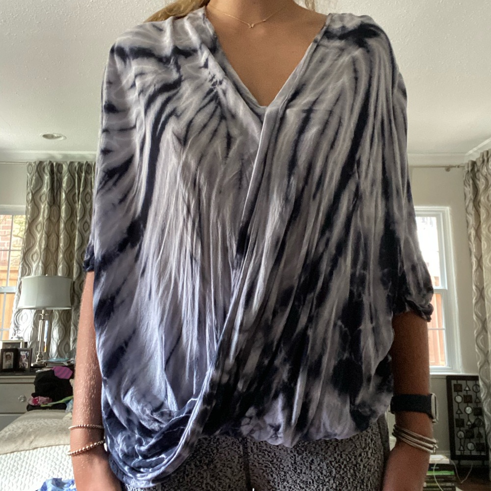 Young Fabulous and Broke half sleeve tie dye top